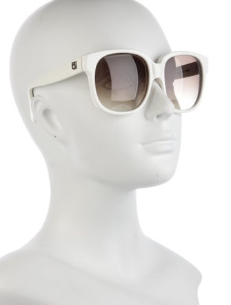 Emmanuelle Khanh Oversize Gradient Sunglasses