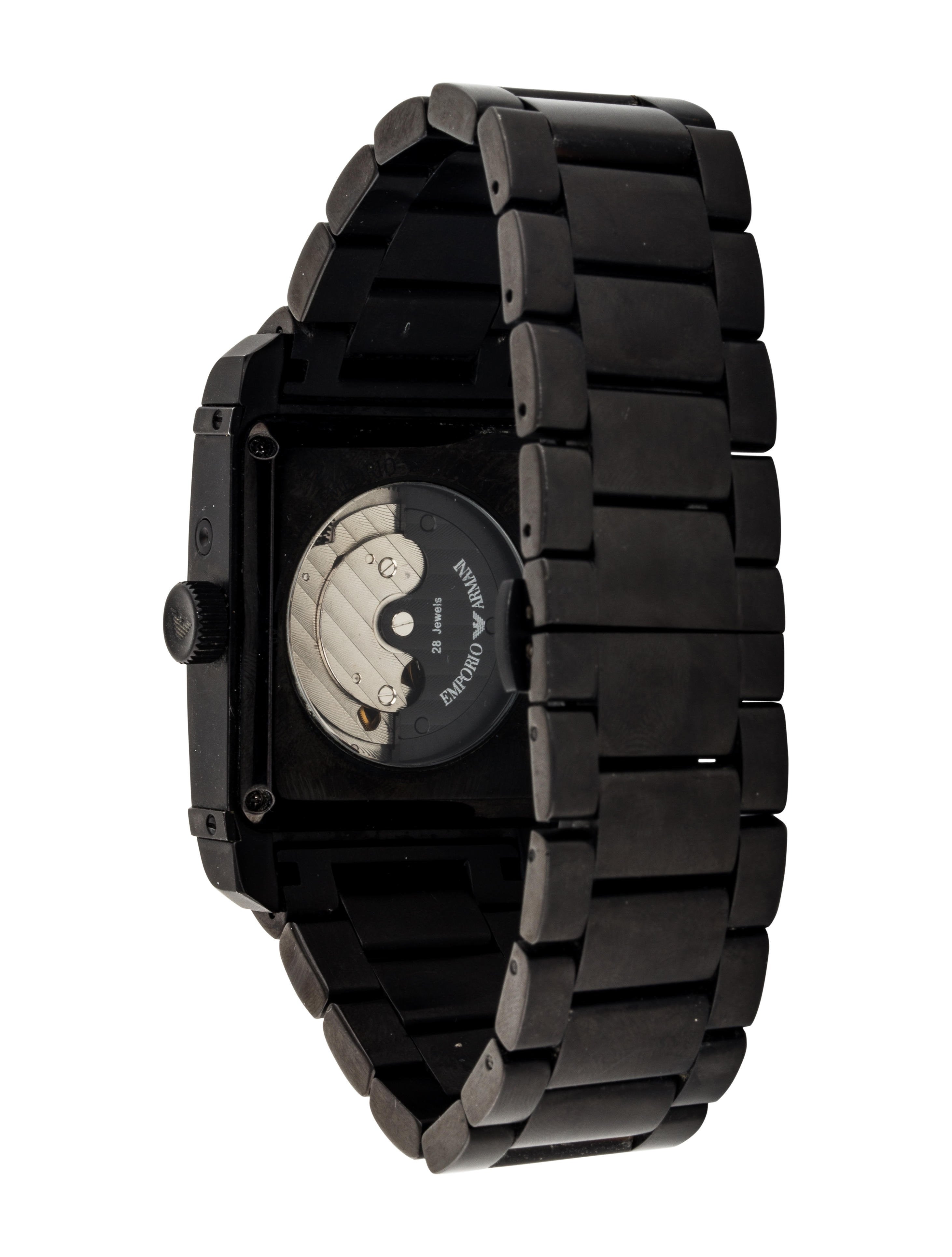 emporio armani meccanico watch