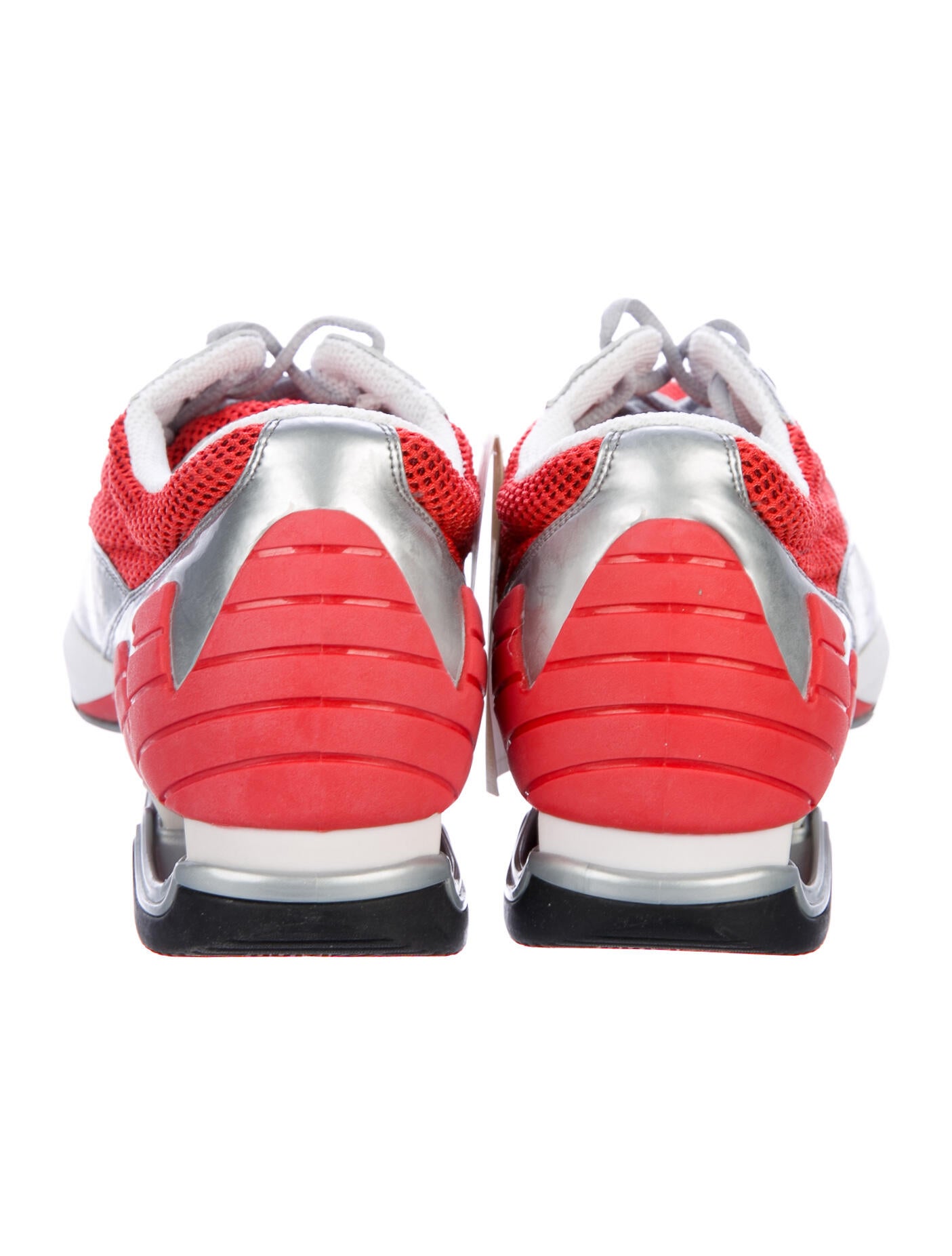 Emporio Armani x Mizuno Sneakers - Red Sneakers, Shoes - EMP27140