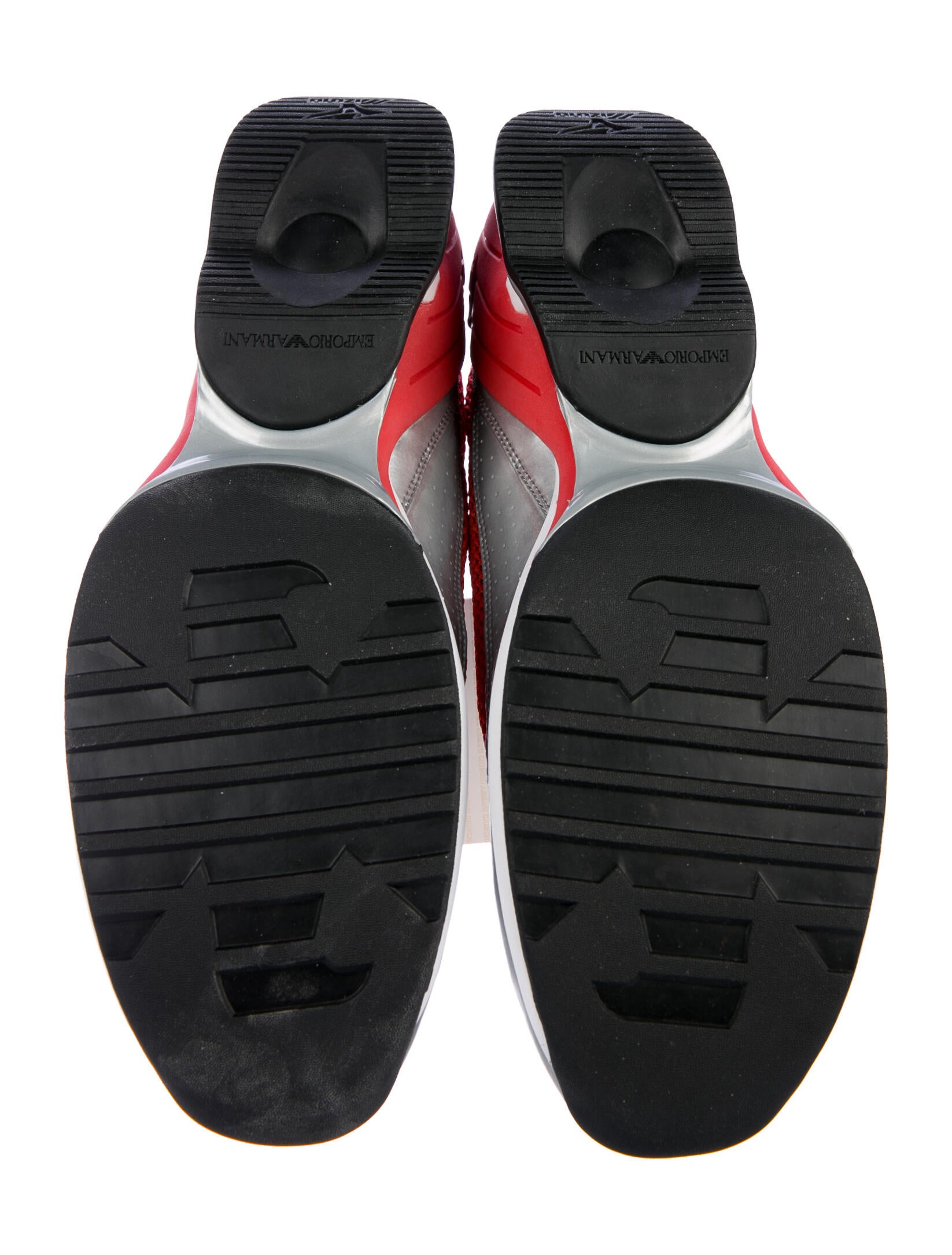 Emporio Armani x Mizuno Sneakers - Red Sneakers, Shoes - EMP27140