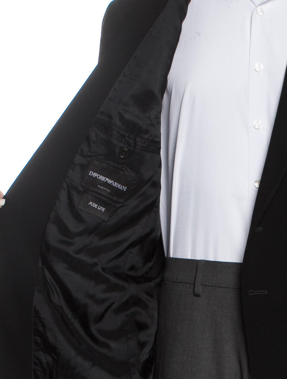 Emporio Armani Jude Line Blazer - Black Suiting, Clothing