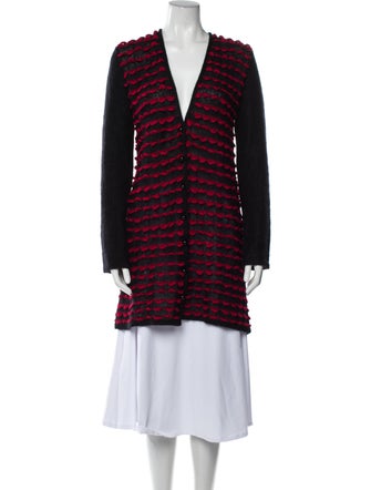 Emporio Armani Striped V-Neck Sweater