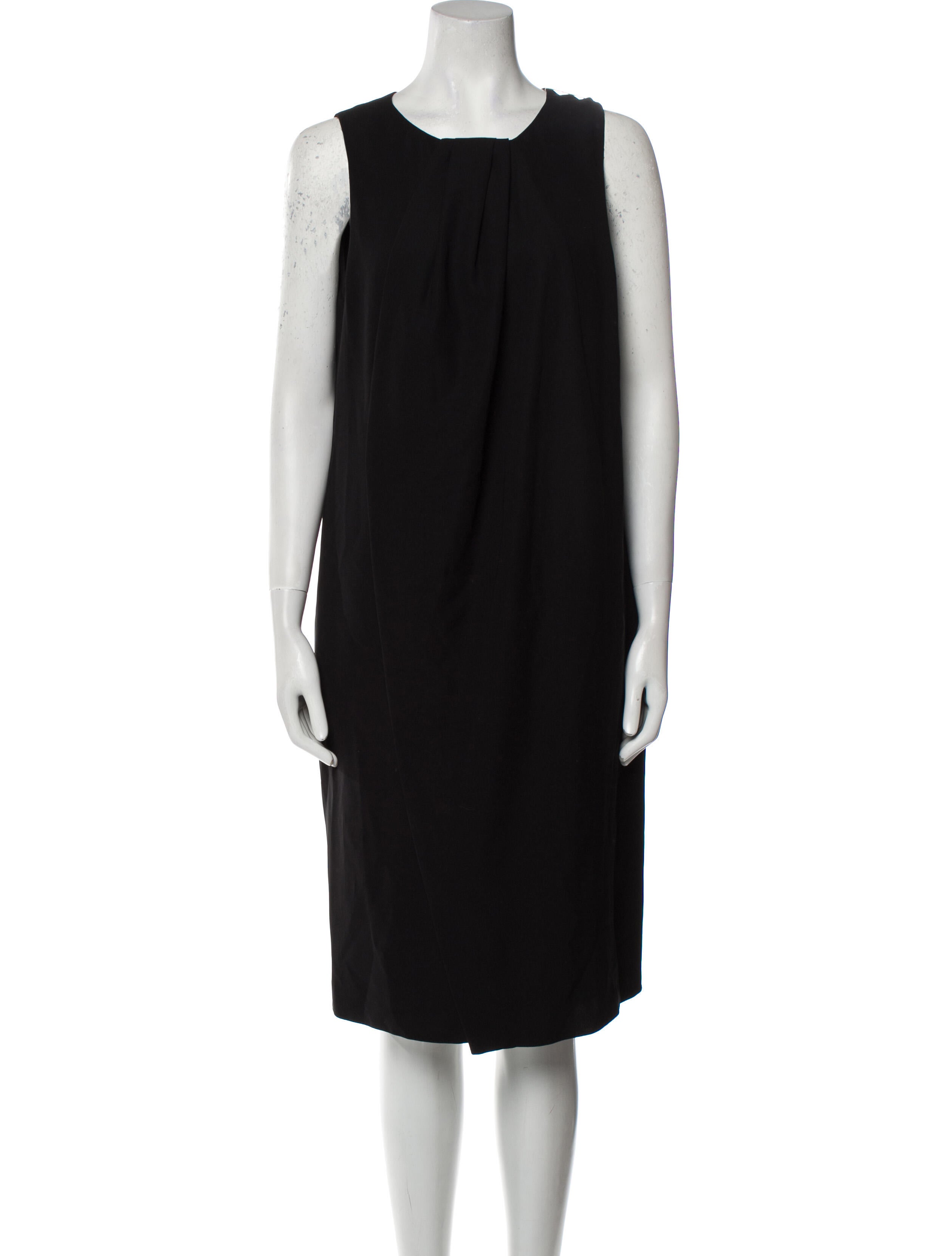 Emporio Armani Crew Neck Midi Length Dress