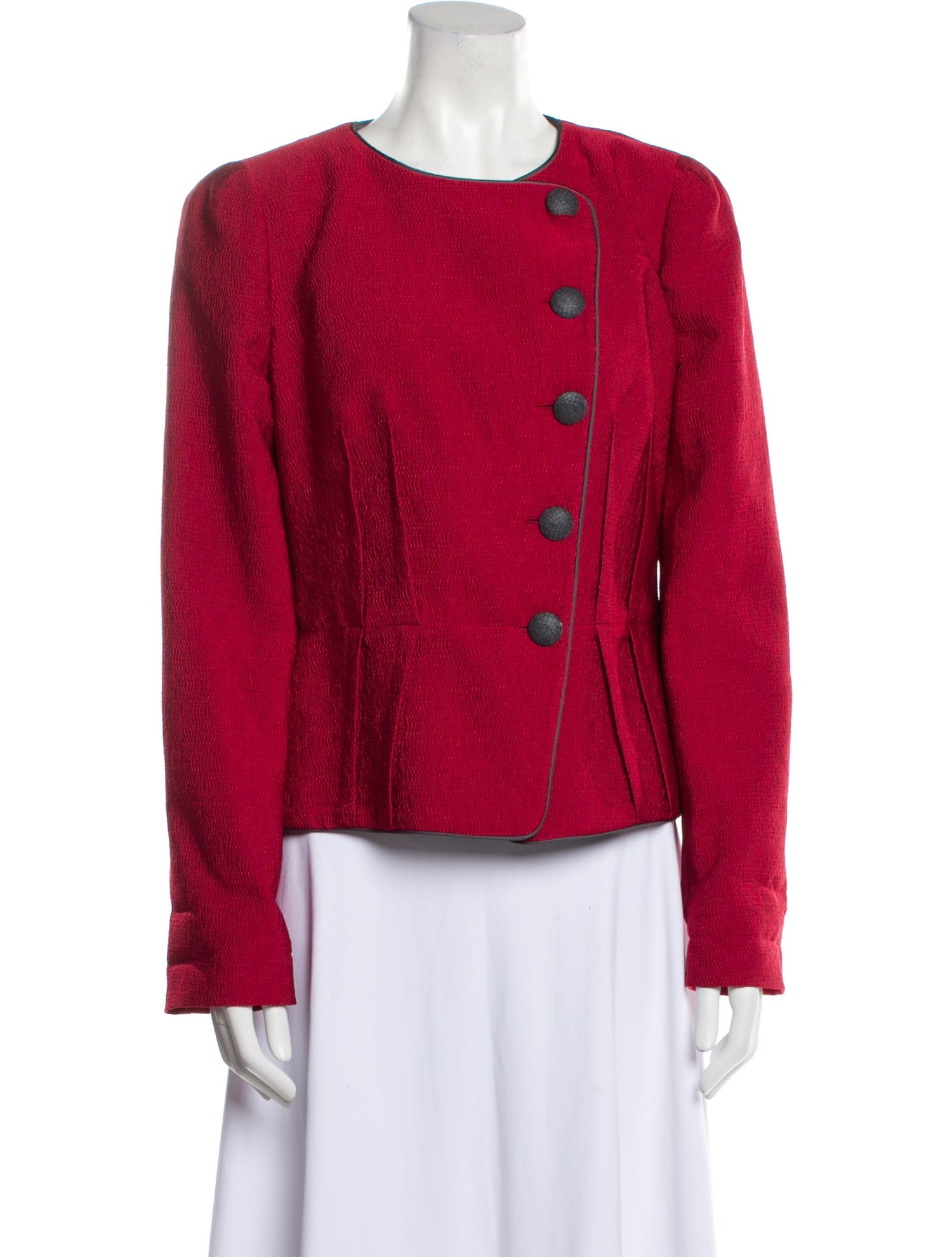 of Palm Beach Cashmere Jacket Red Jackets, Clothing
