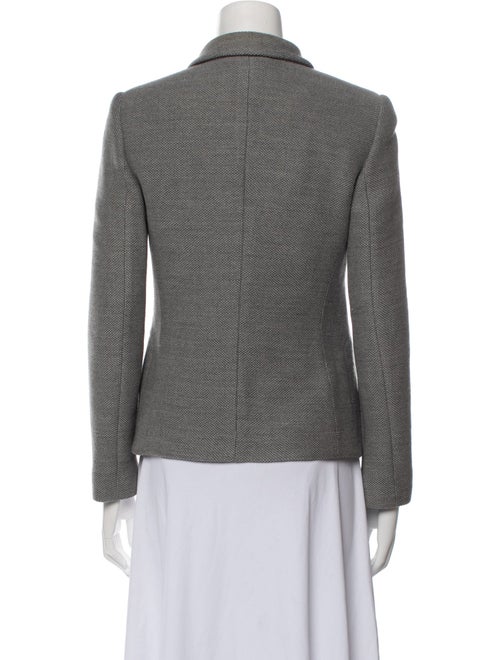 Emporio Armani Virgin Wool Tweed Pattern Blazer