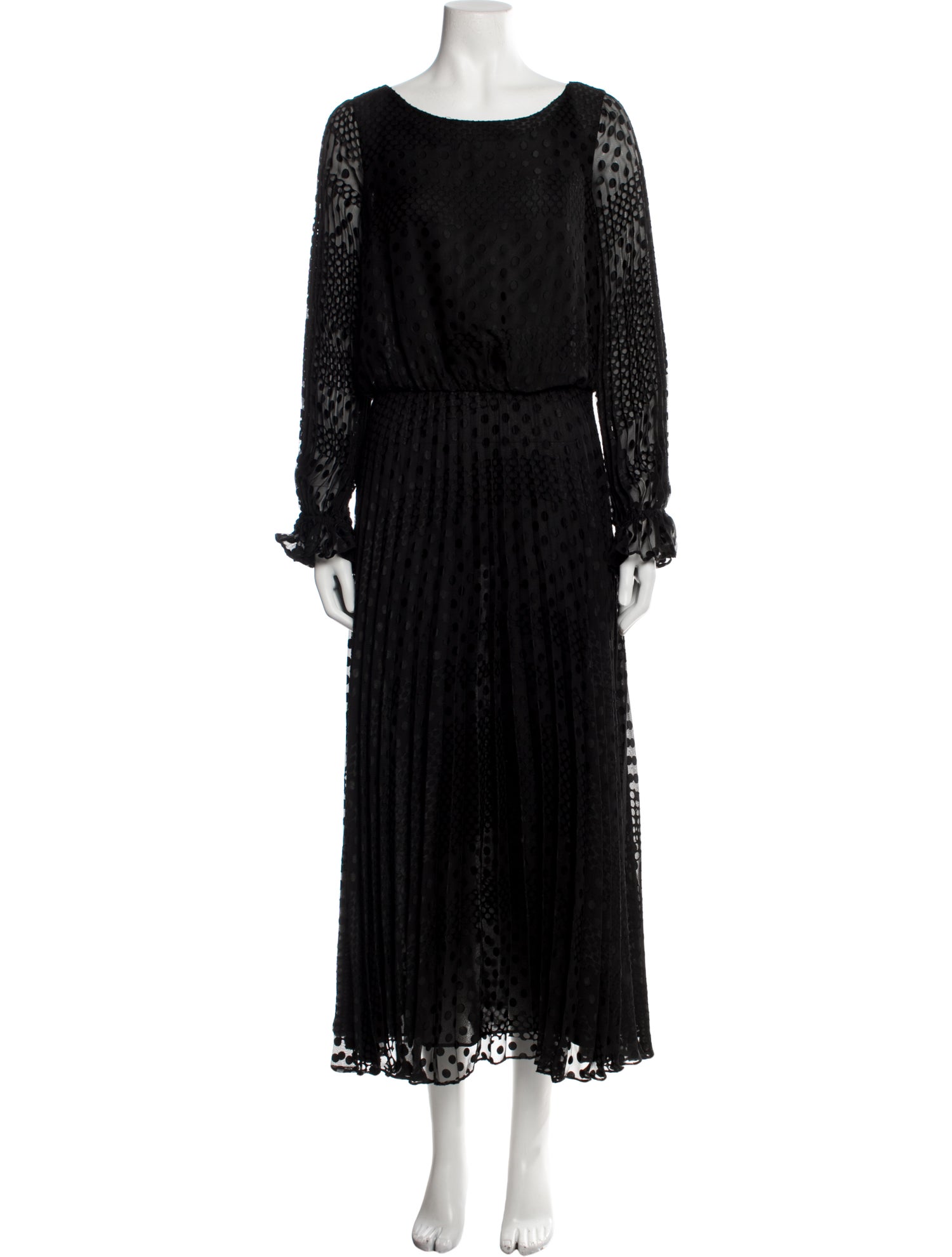 Emporio Armani Scoop Neck Long Dress w/ Tags