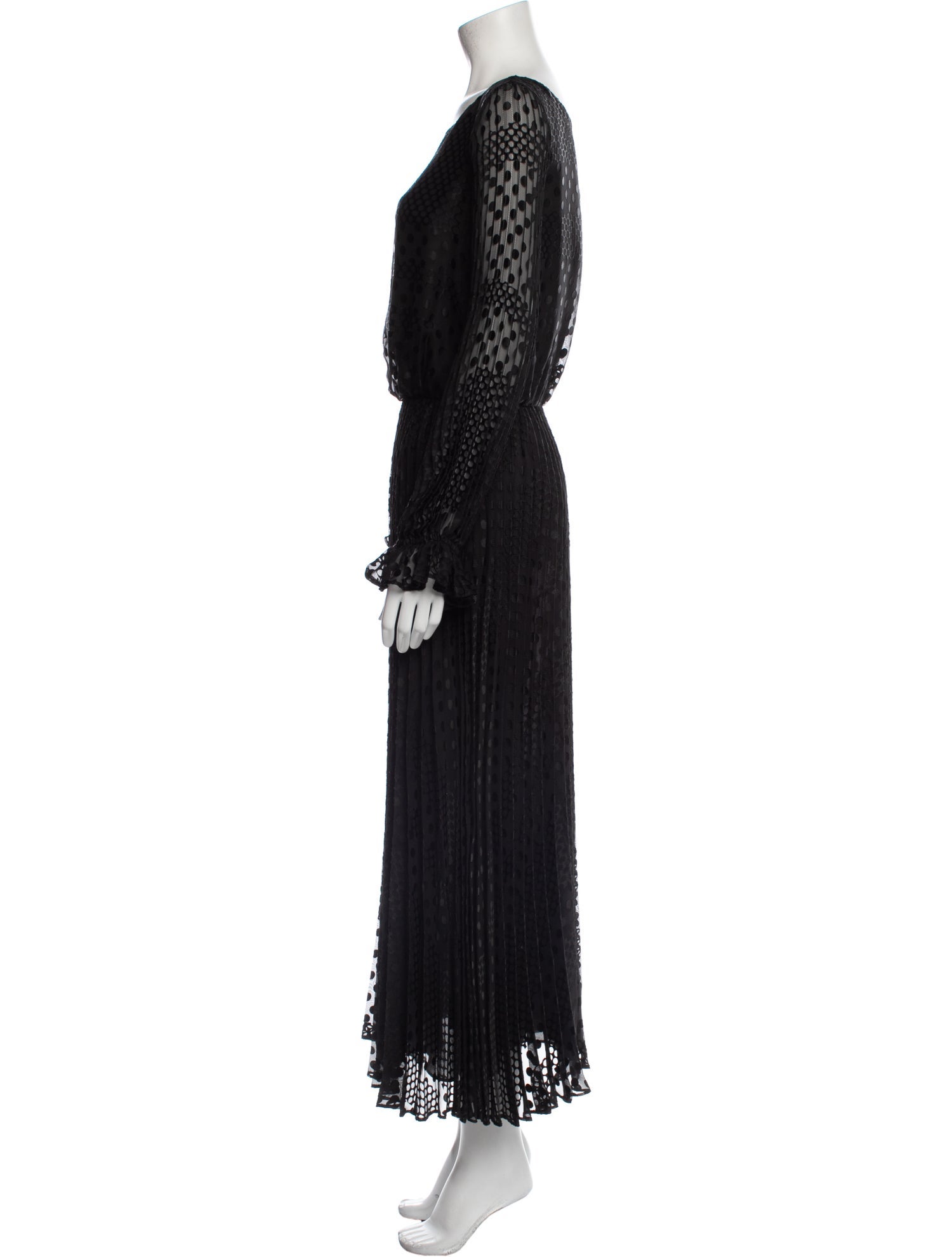 Emporio Armani Scoop Neck Long Dress