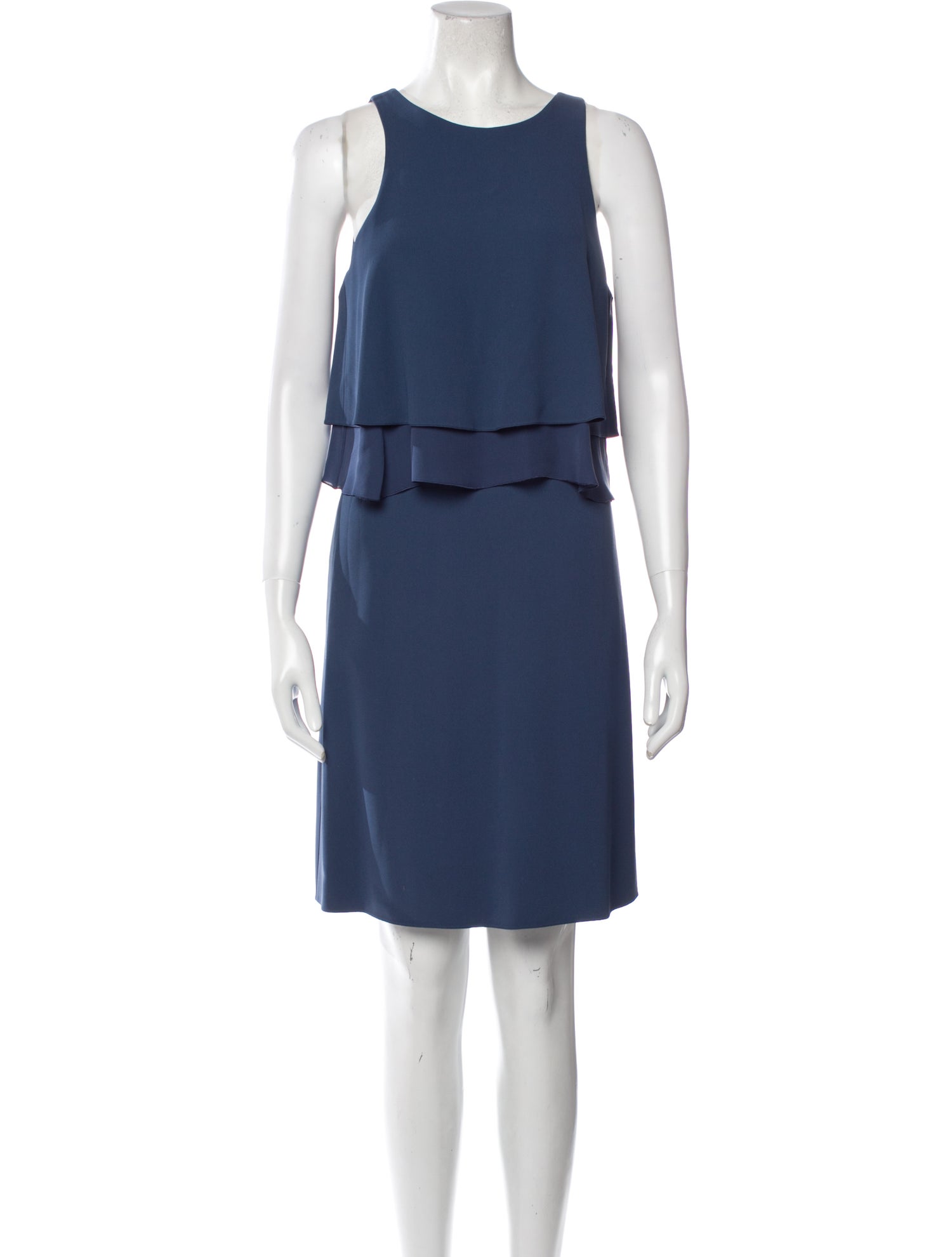 Emporio Armani Crew Neck Knee-Length Dress w/ Tags
