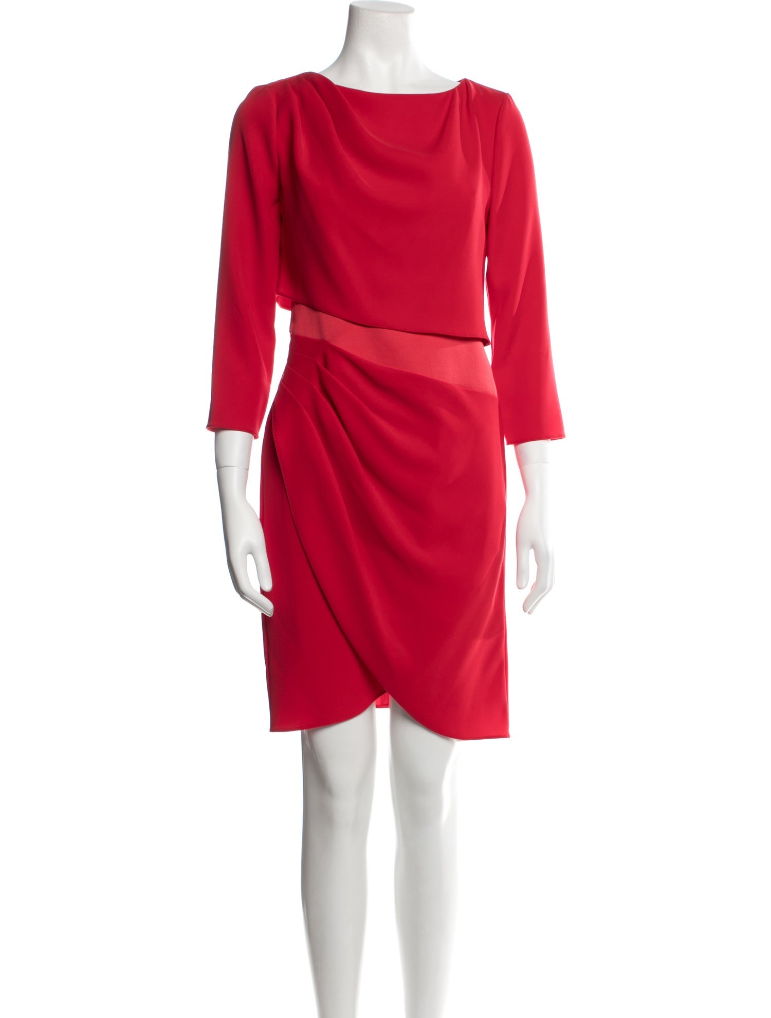 Emporio Armani Bateau Neckline Knee-Length Dress w/ Tags