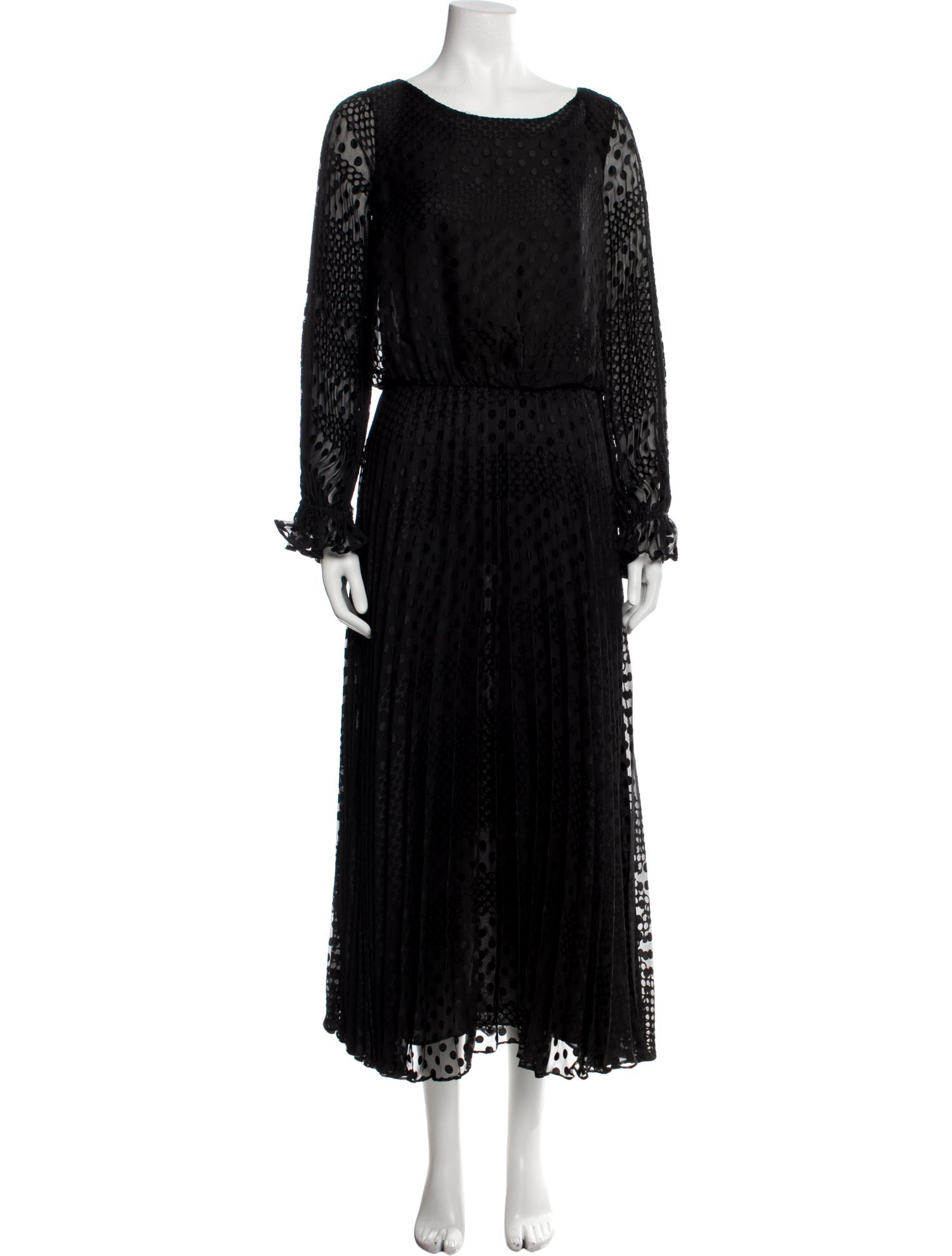 Emporio Armani Scoop Neck Long Dress w/ Tags