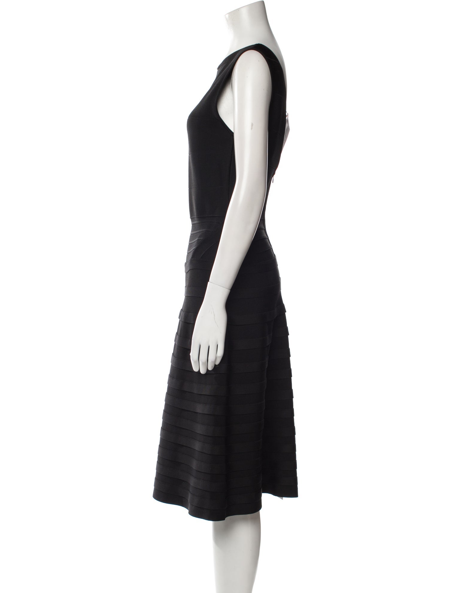 Emporio Armani Bateau Neckline Knee-Length Dress w/ Tags