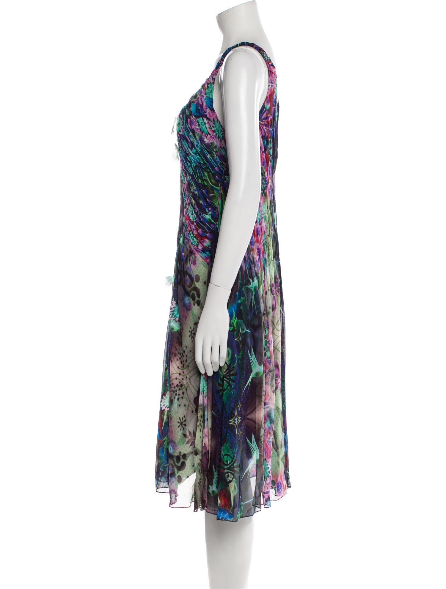 Emporio Armani Silk Midi Length Dress w/ Tags