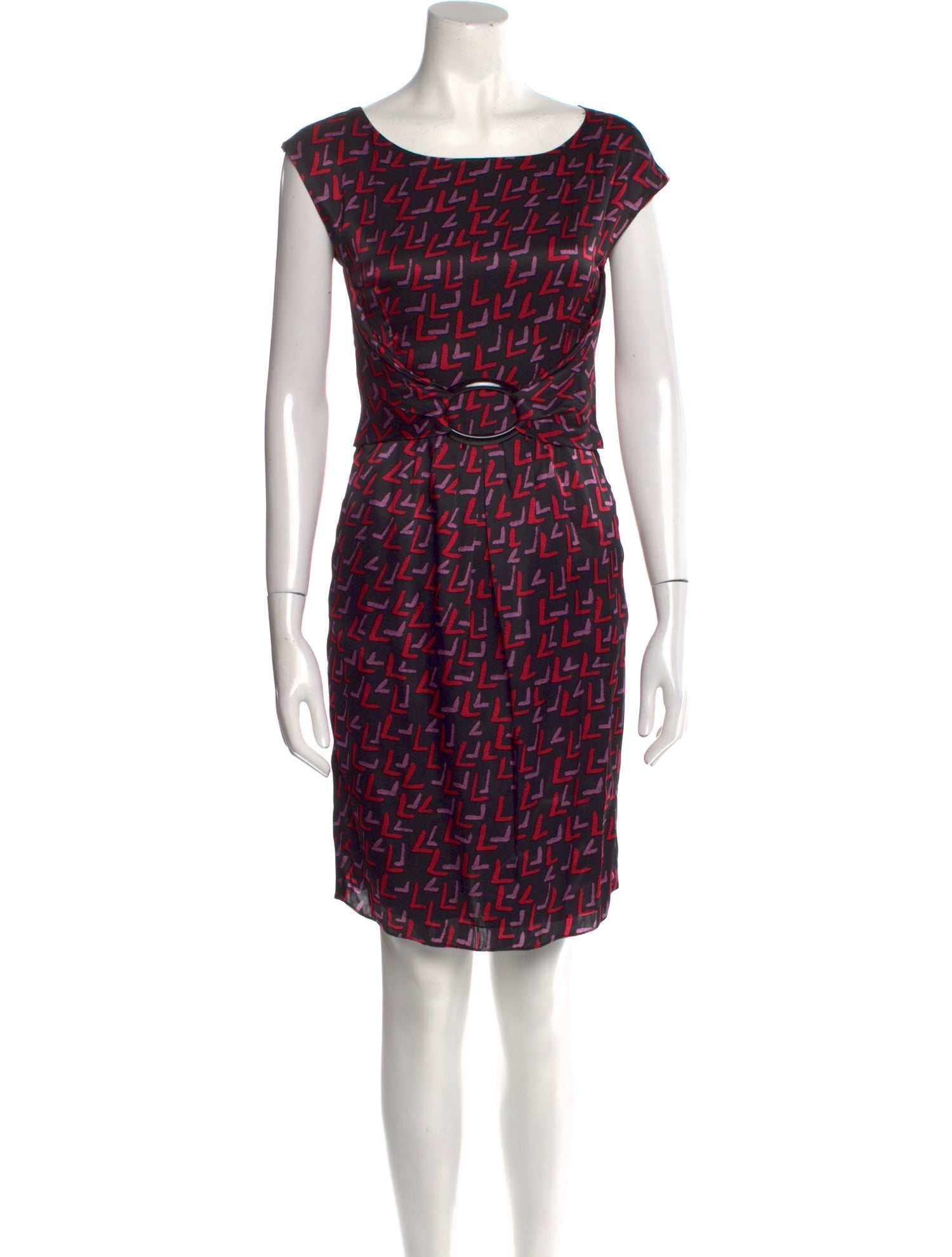 Emporio Armani Silk Knee-Length Dress w/ Tags