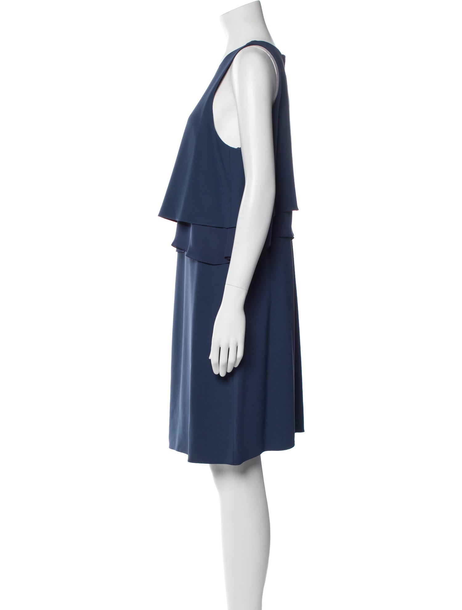 Emporio Armani Scoop Neck Knee-Length Dress w/ Tags