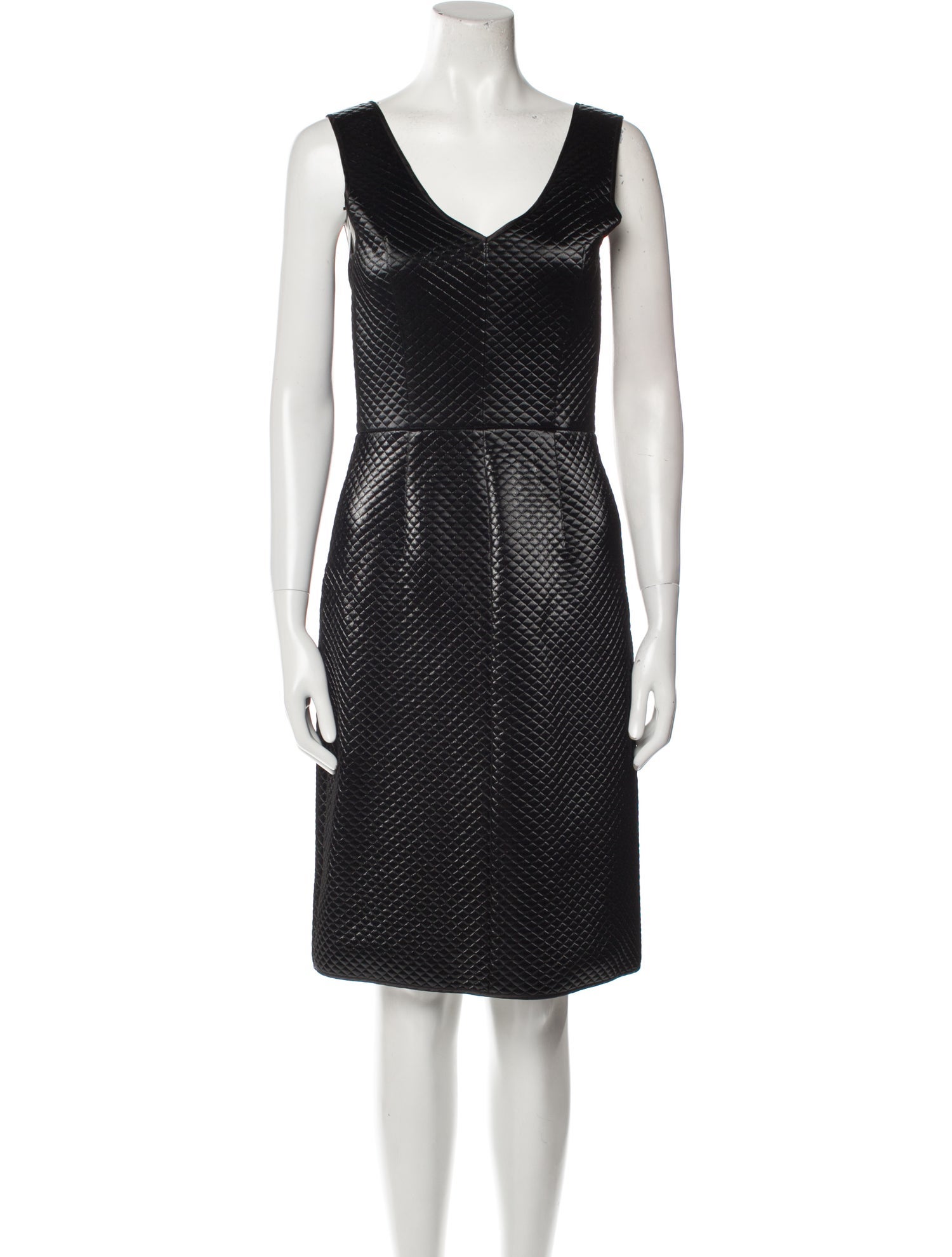 Emporio Armani Printed Knee-Length Dress w/ Tags