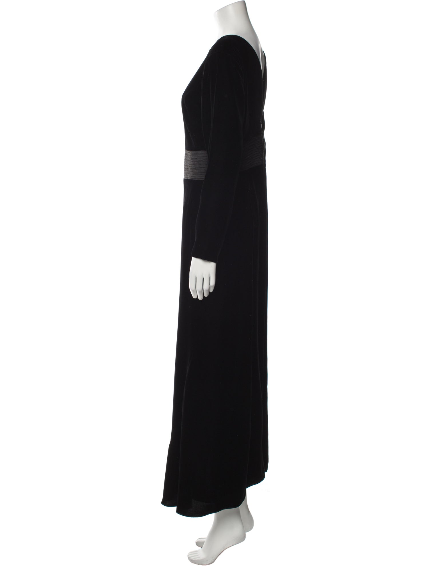 Emporio Armani Velvet Long Dress w/ Tags