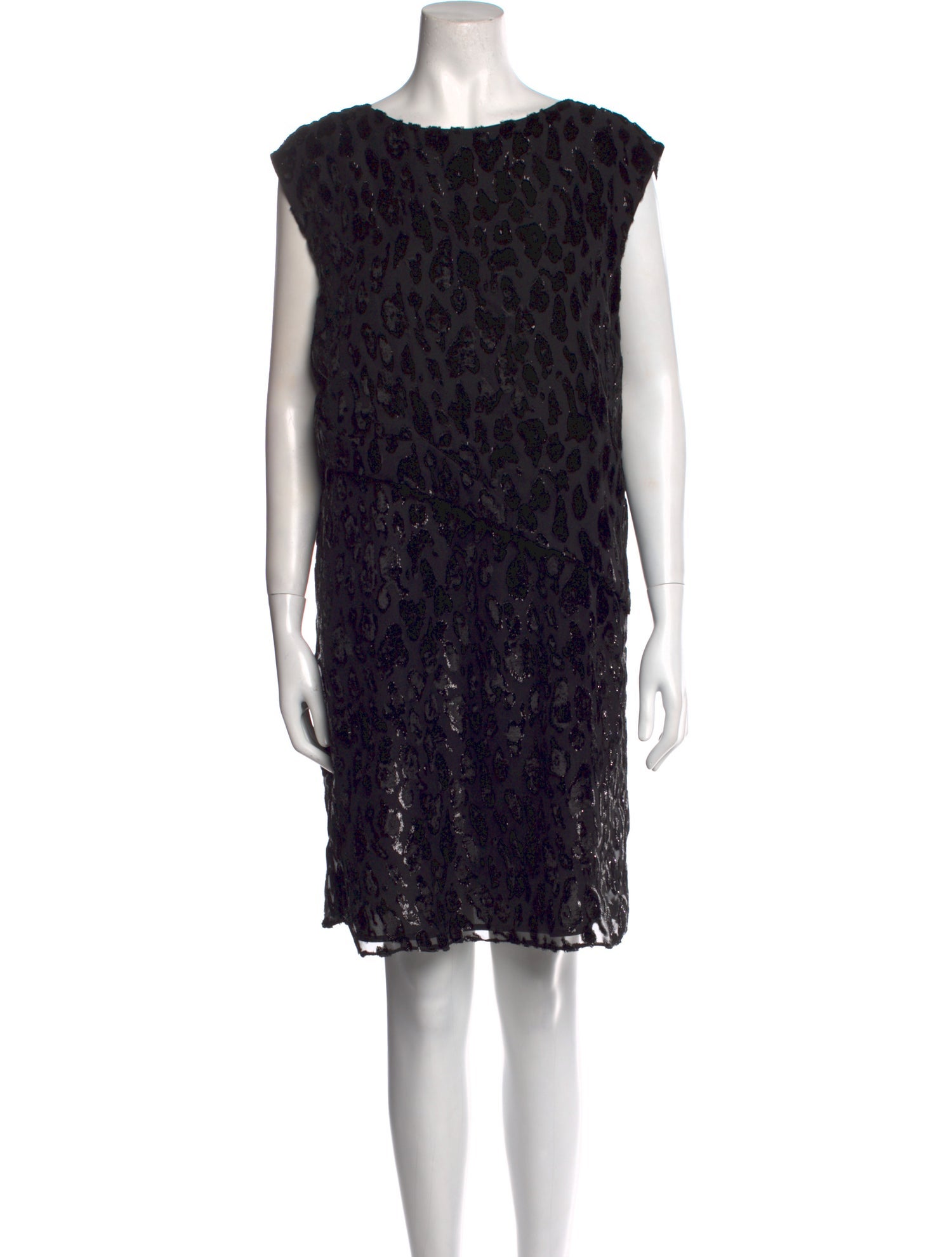 Emporio Armani Printed Knee-Length Dress w/ Tags
