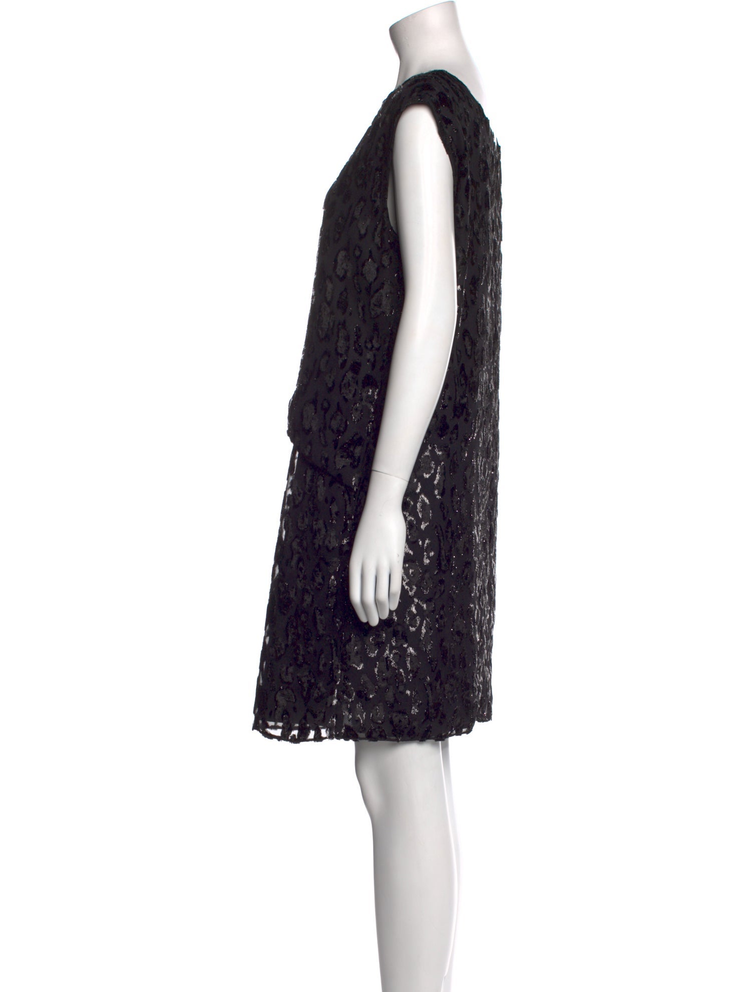 Emporio Armani Printed Knee-Length Dress w/ Tags