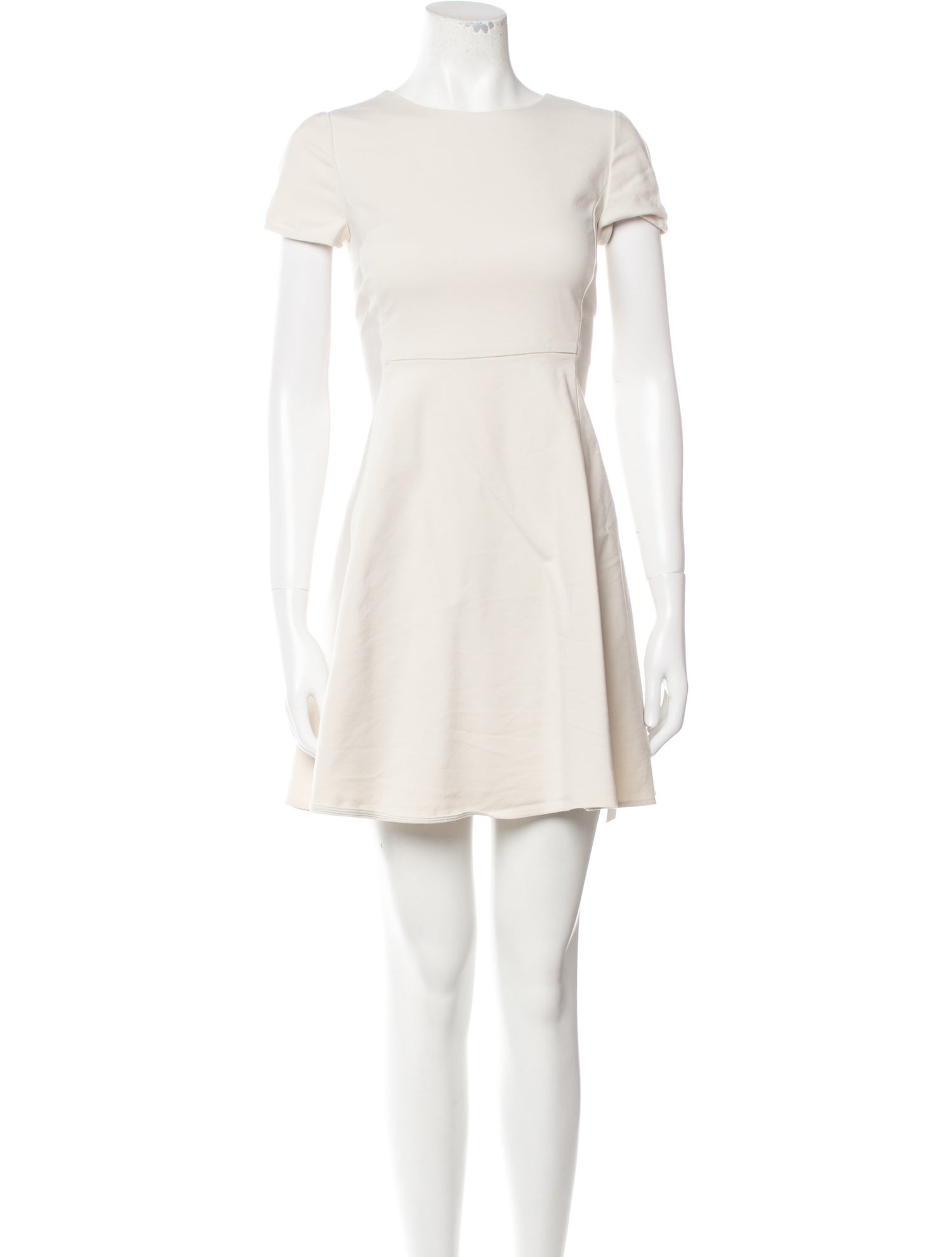 Emporio Armani Bateau Neckline Mini Dress