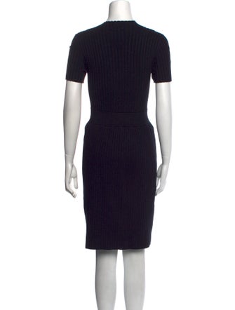 Emporio Armani Crew Neck Knee-Length Dress