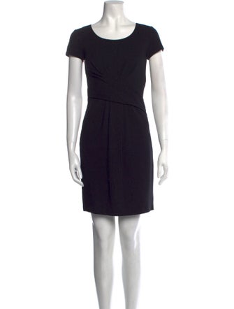 Emporio Armani Scoop Neck Mini Dress