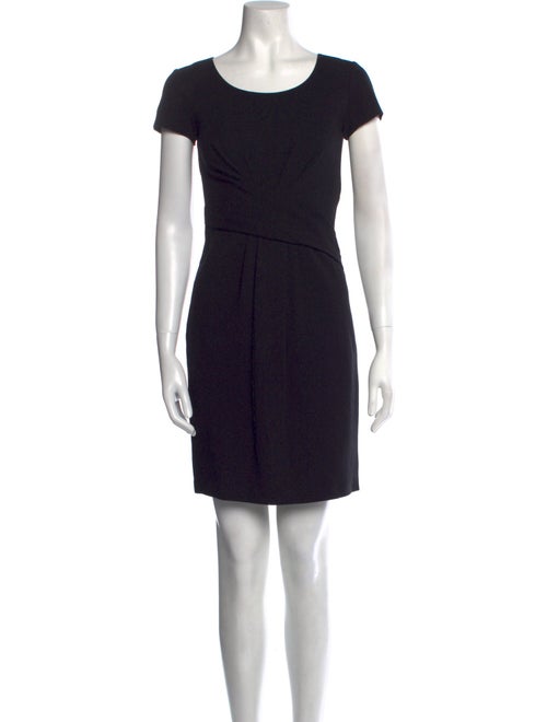 Emporio Armani Scoop Neck Mini Dress