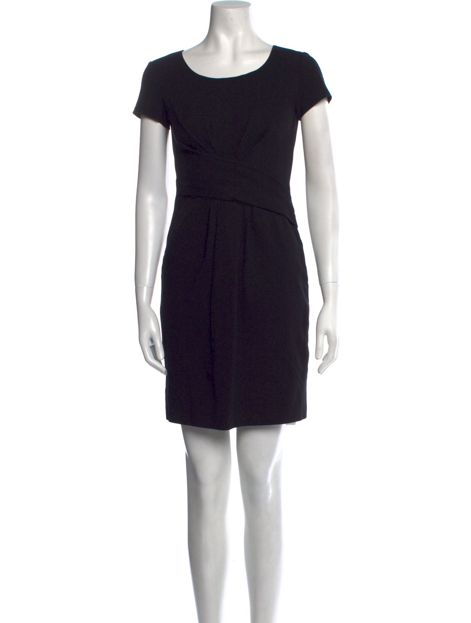 Emporio Armani Scoop Neck Mini Dress