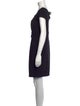Emporio Armani Scoop Neck Mini Dress