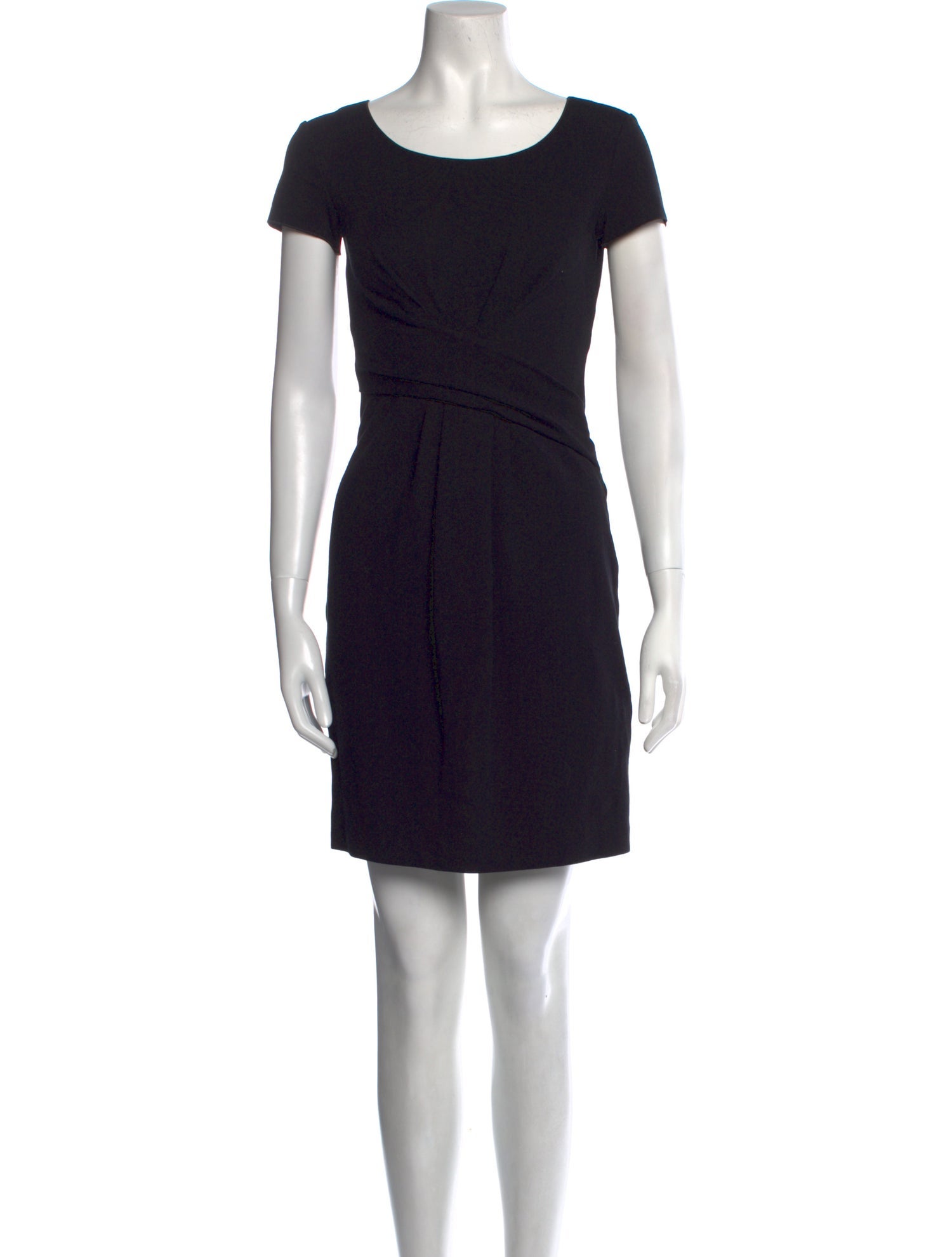 Emporio Armani Scoop Neck Mini Dress