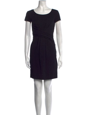 Emporio Armani Dresses Scoop Neck Mini Dress Us4, It40 | S