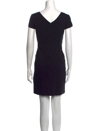 Emporio Armani Scoop Neck Mini Dress