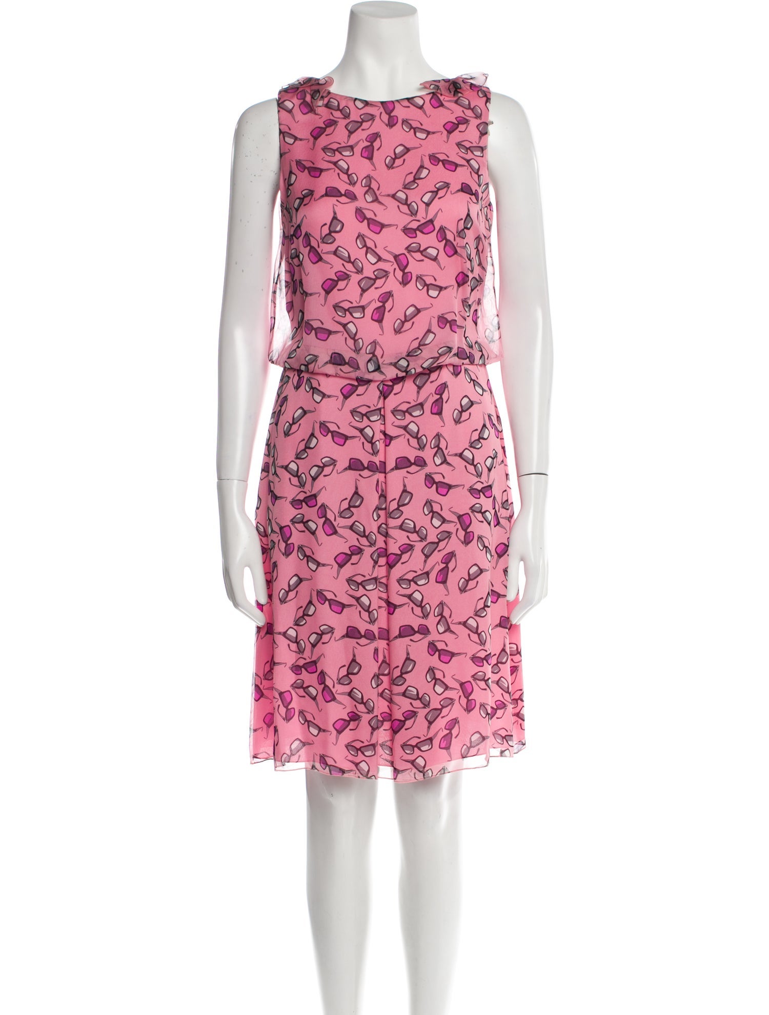 Emporio Armani Silk Knee-Length Dress w/ Tags