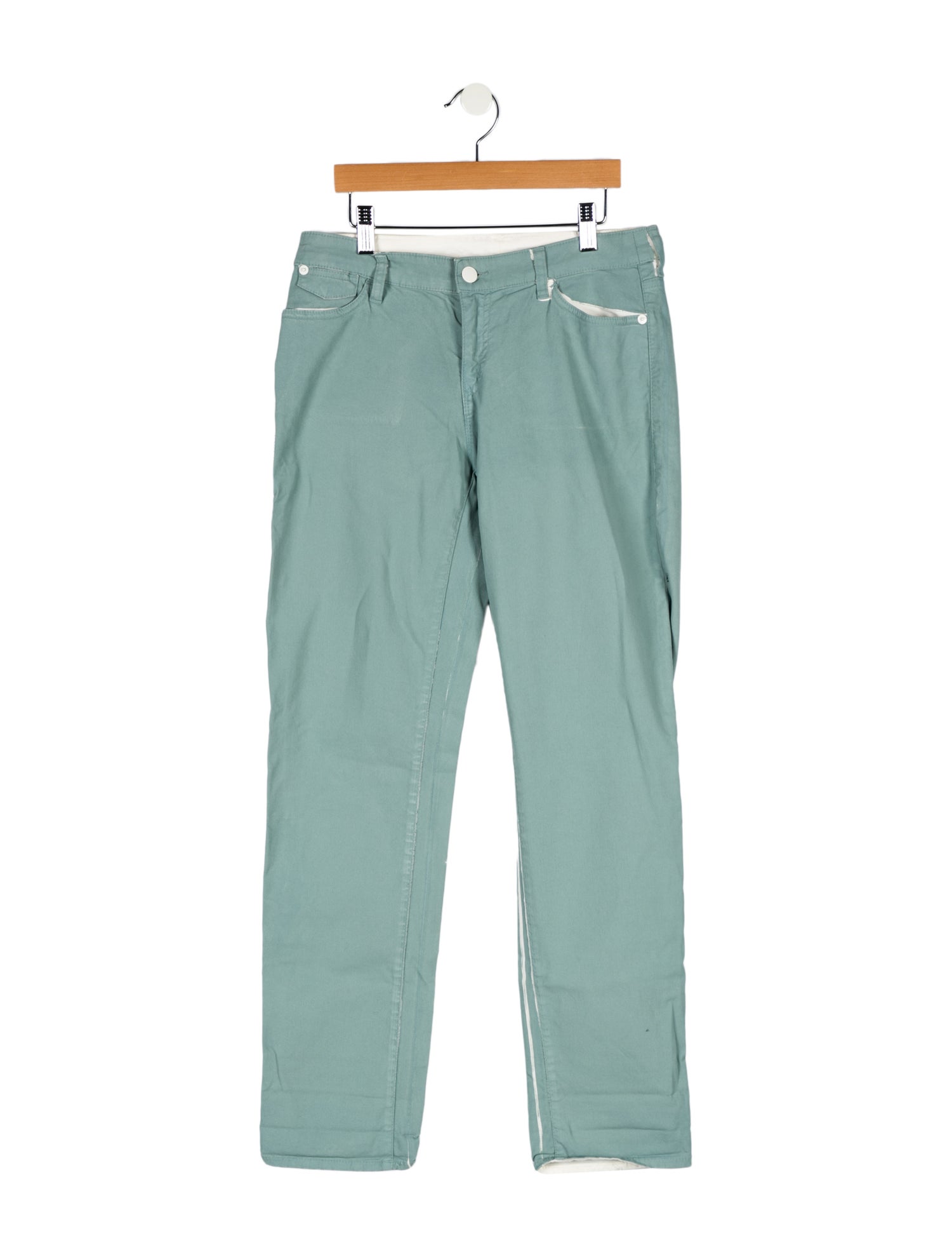 Emporio Armani Mid-Rise Straight Leg Jeans w/ Tags