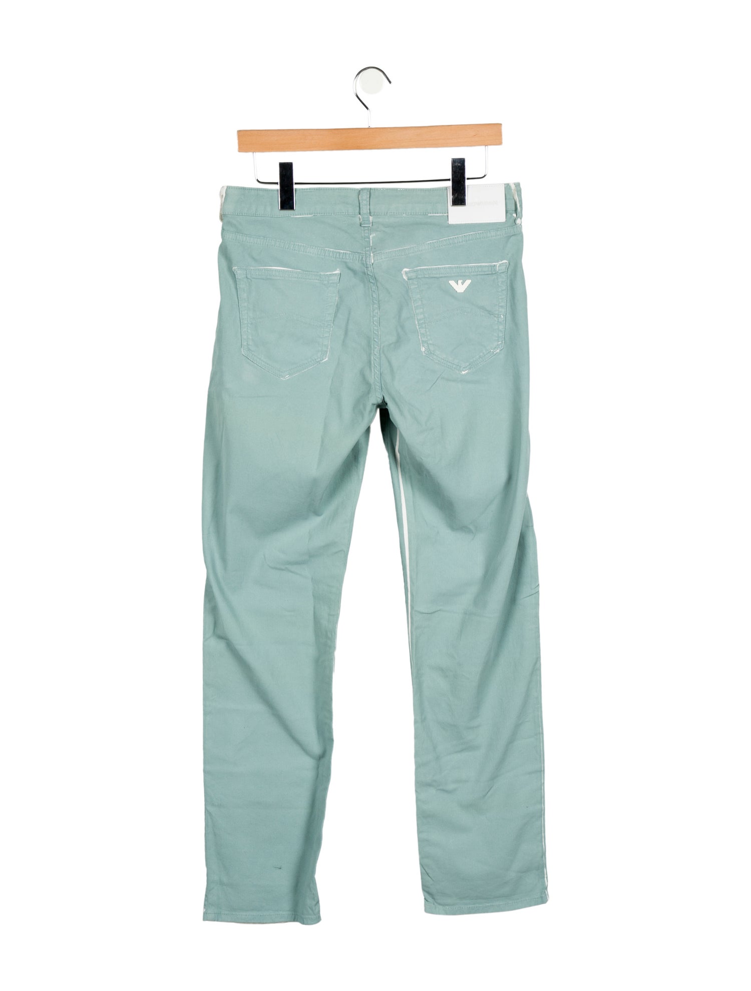 Emporio Armani Mid-Rise Straight Leg Jeans