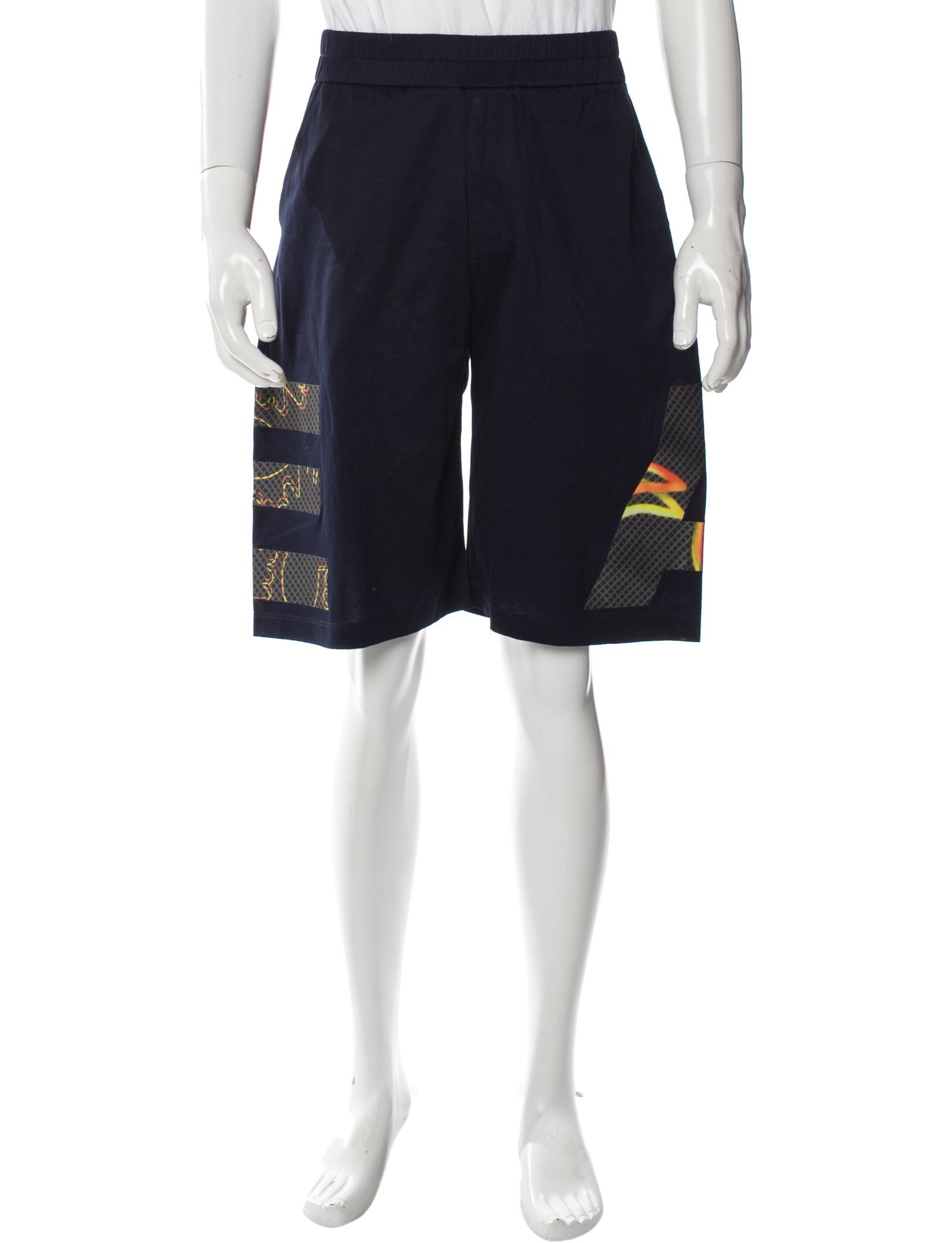 Emporio Armani Graphic Print Athletic Shorts w/ Tags
