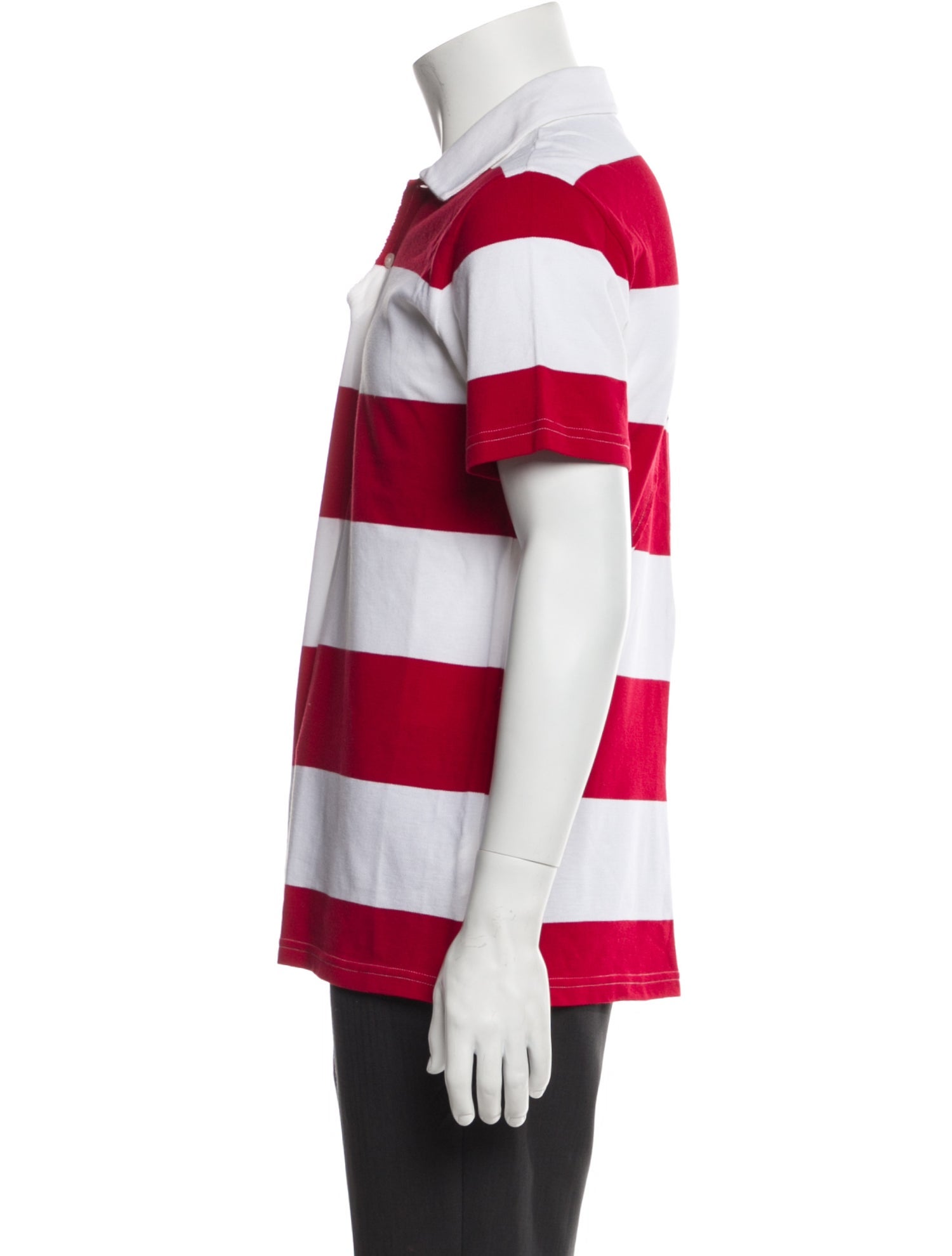 Emporio Armani Striped Collar Polo Shirt