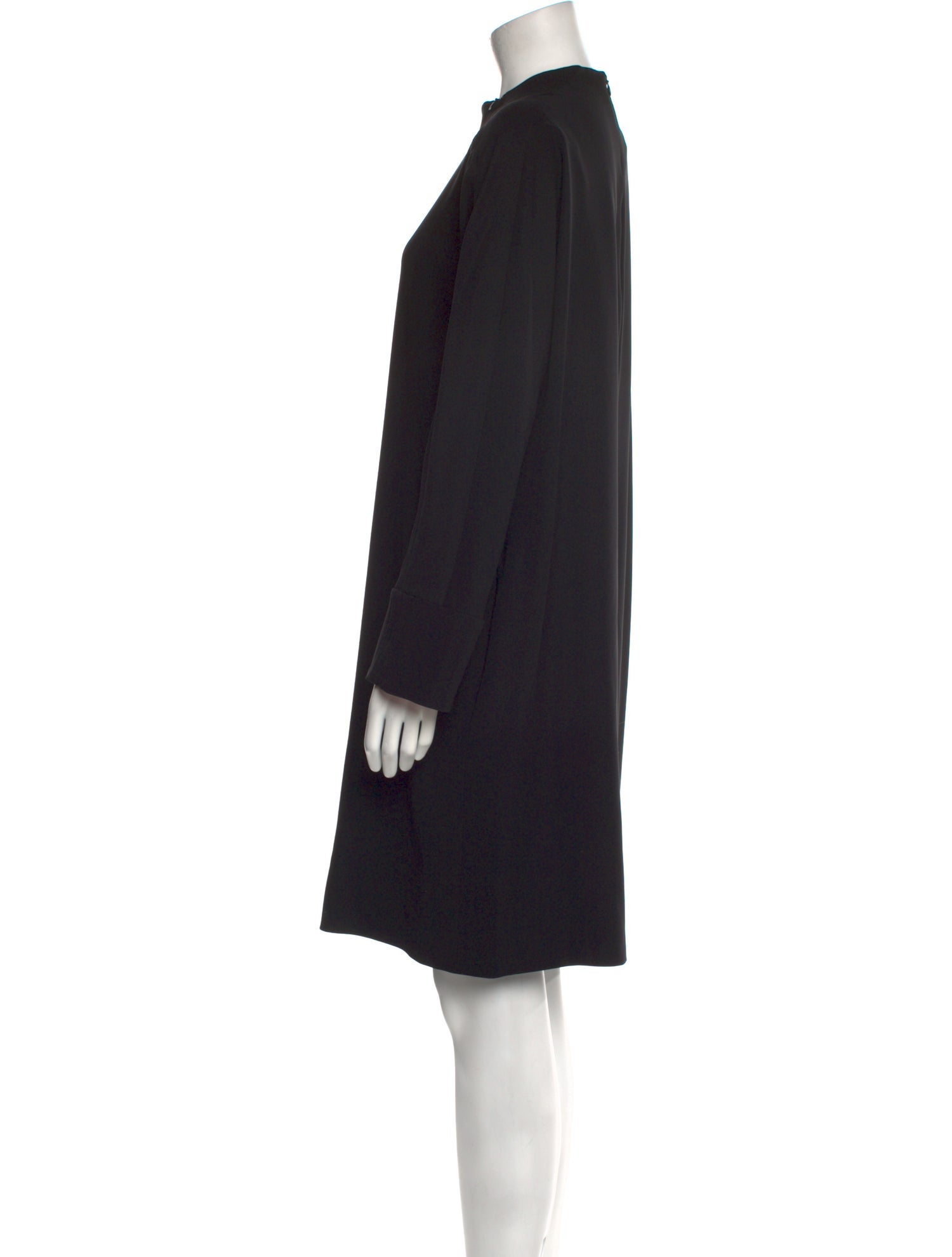 Emporio Armani Mock Neck Knee-Length Dress