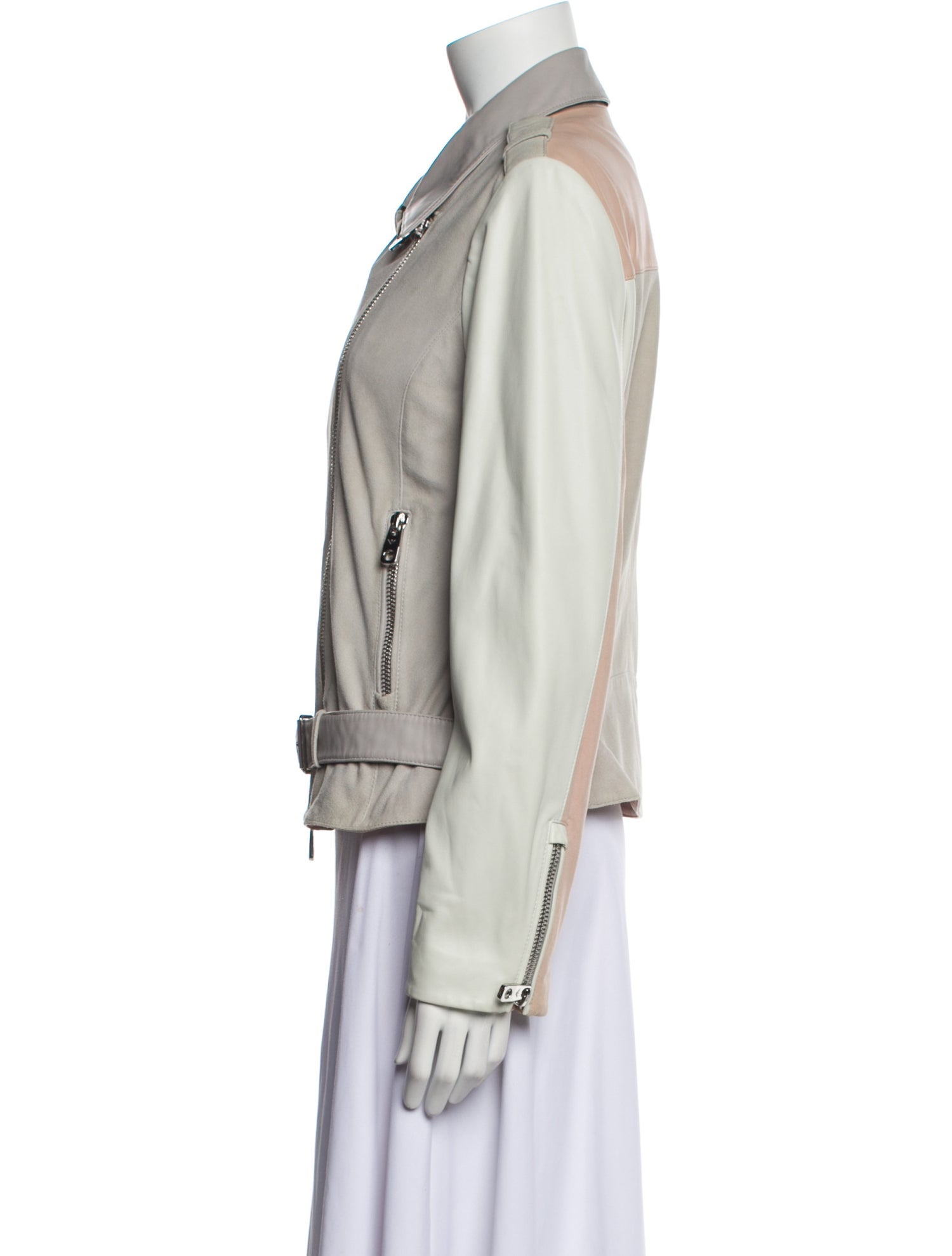 Emporio Armani Lamb Leather Biker Jacket