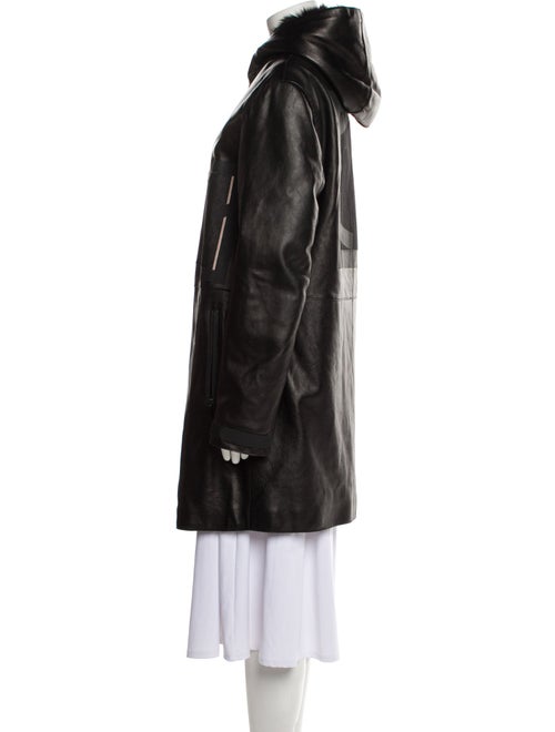 Emporio Armani Leather Coat