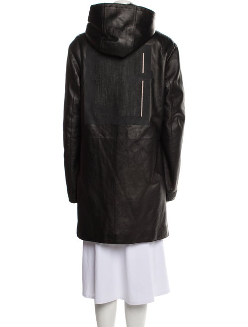 Emporio Armani Leather Coat