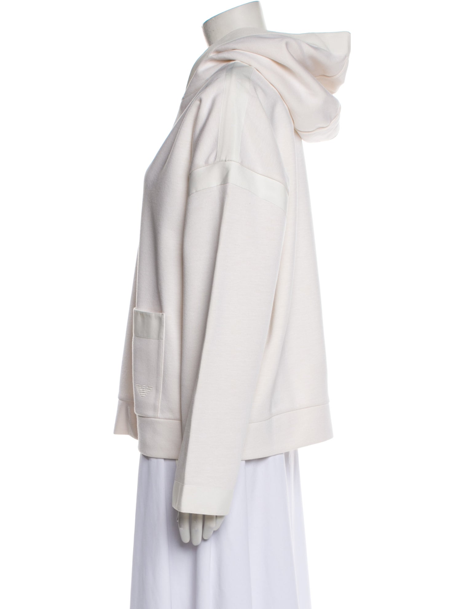 Emporio Armani Cowl Neck Long Sleeve Sweatshirt