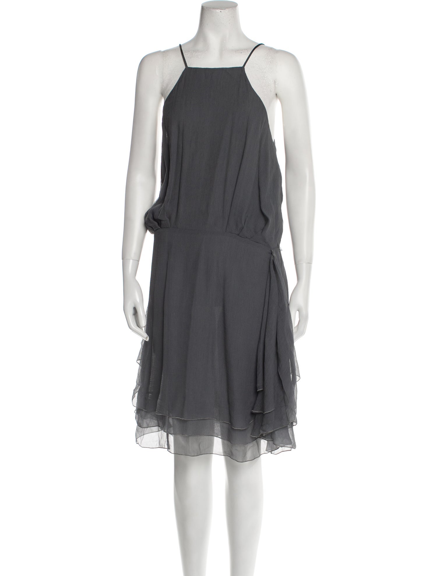 Emporio Armani Silk Midi Length Dress