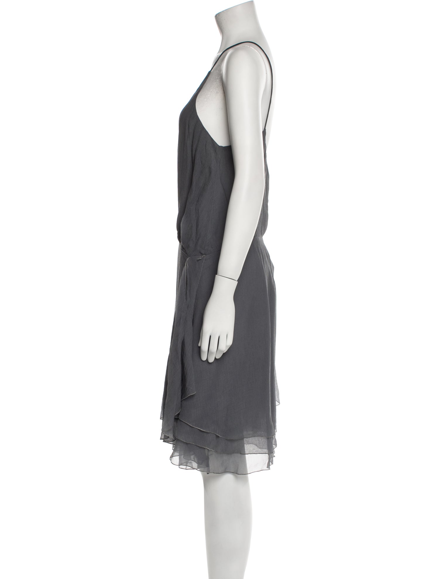 Emporio Armani Silk Midi Length Dress