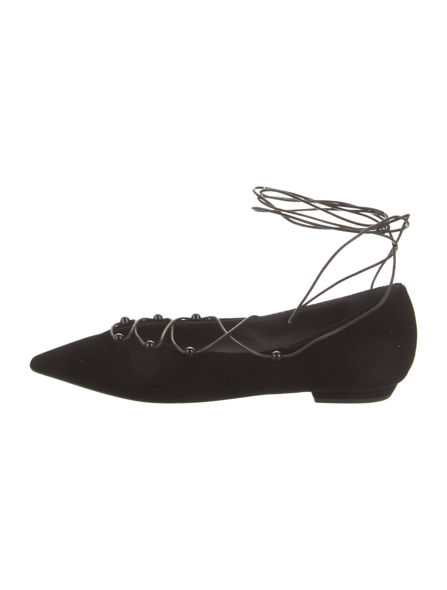 Emporio Armani Suede Ballet Flats