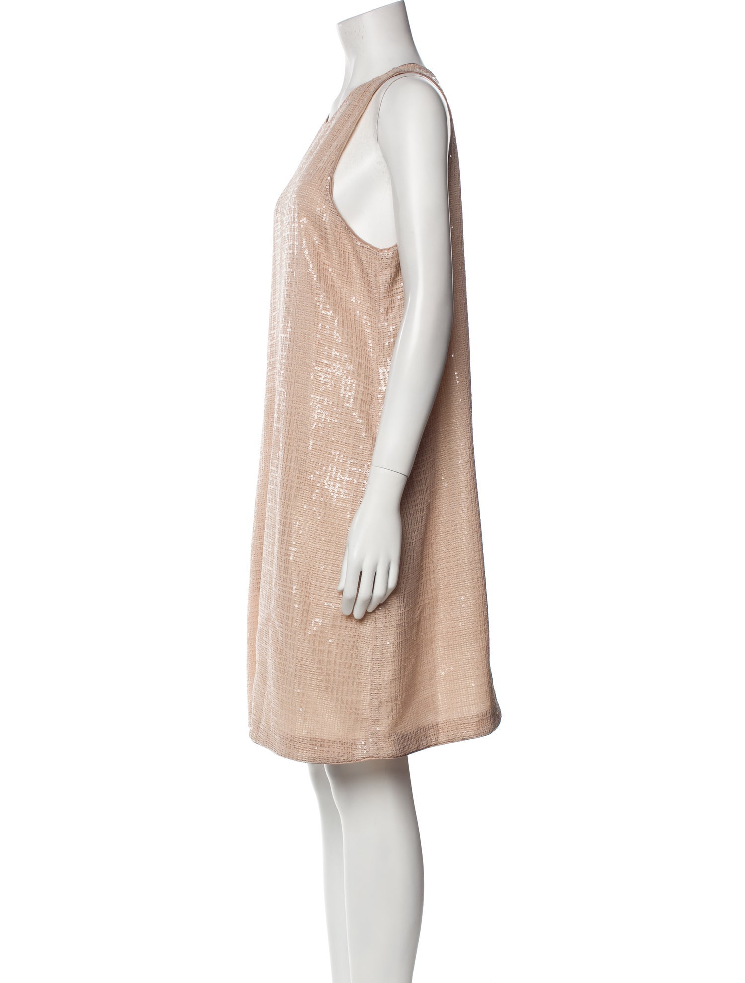 Emporio Armani Scoop Neck Knee-Length Dress w/ Tags