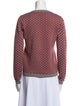 Emporio Armani Virgin Wool Polka Dot Print Sweater