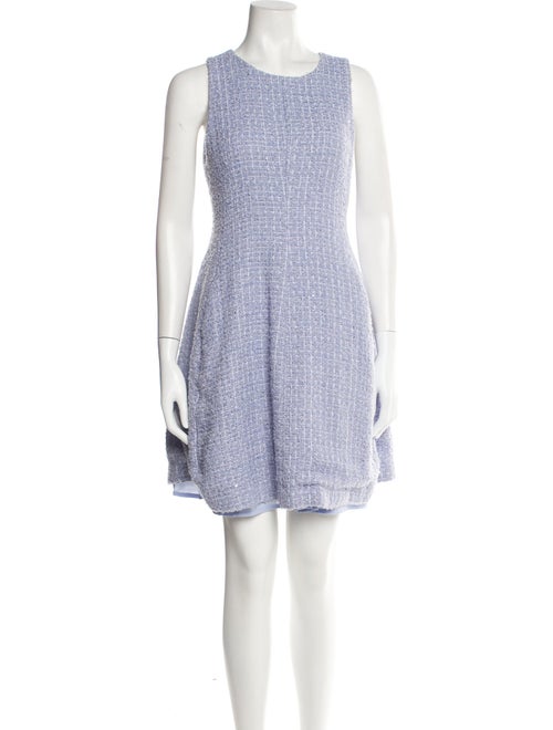 Emporio Armani Tweed Pattern Mini Dress