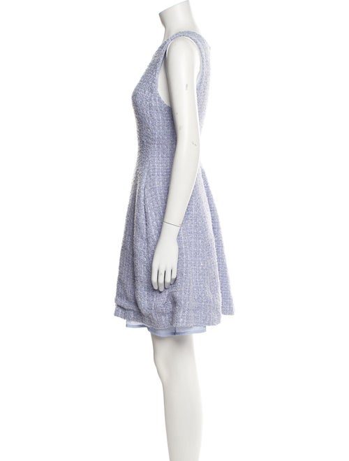 Emporio Armani Tweed Pattern Mini Dress