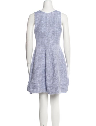 Emporio Armani Tweed Pattern Mini Dress