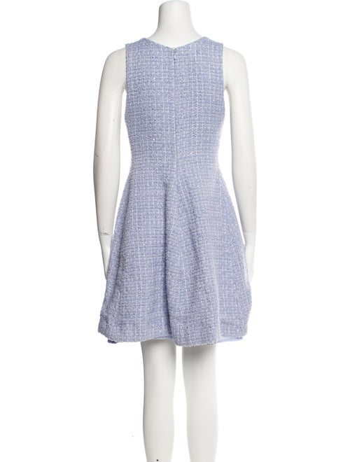 Emporio Armani Tweed Pattern Mini Dress